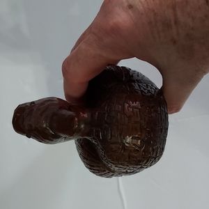 Red Mill Mfg.Mallard Duck Handcrafted Reproductions. Brown 8 in.Lx4 in.Hx4in.W